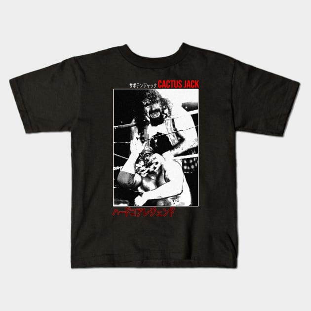 Hardcore Legend Cactus Jack Kids T-Shirt by Meat Beat